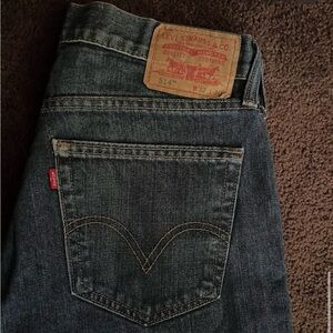 Levi's Men's Dark Blue Relaxed Jeans